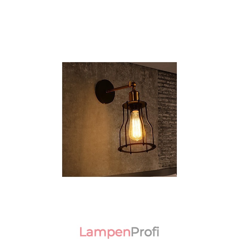 Loft vintage Wand Lichter Industrie Edison Mode Einfachheit Wandleuchten Metall Basis Kappe