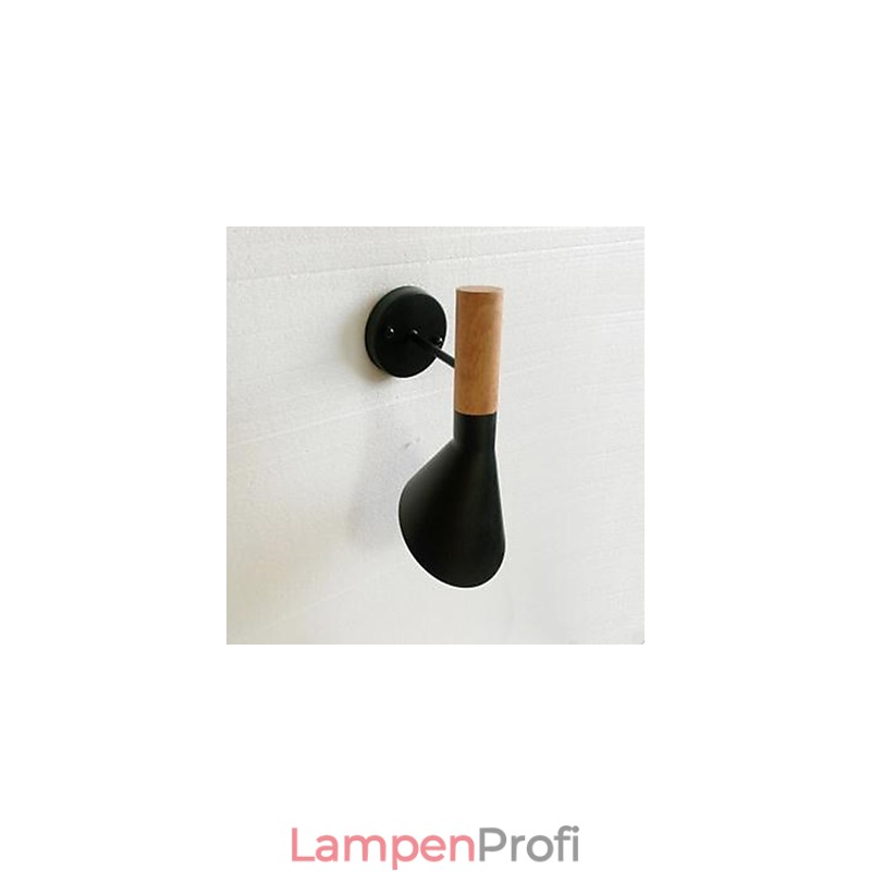 Moderne einfache Wohnzimmer Bett Schmiedeeisen Imitation Holz Wandleuchte