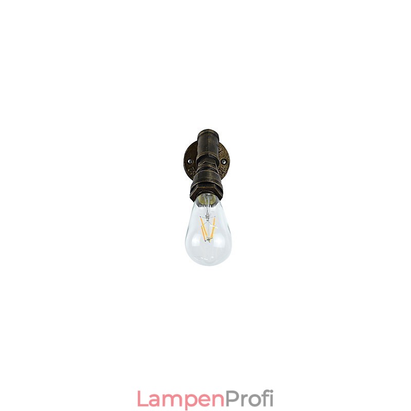 Wandleuchte Wandleuchten Wand Eisen Wandlampe dumm schwarz Lichtschwert Lampe an der Wand
