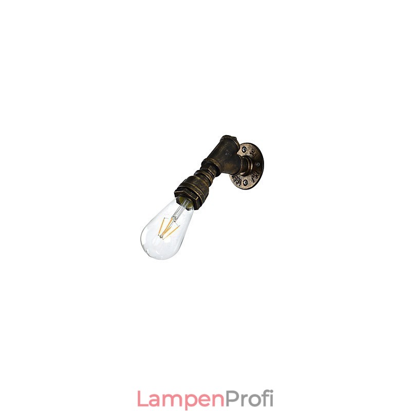 Wandleuchte Wandleuchten Wand Eisen Wandlampe dumm schwarz Lichtschwert Lampe an der Wand