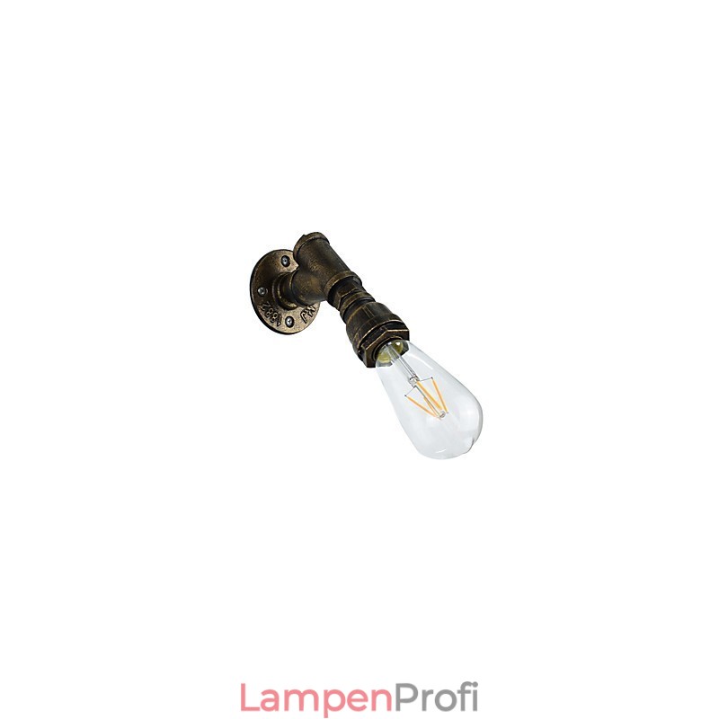 Wandleuchte Wandleuchten Wand Eisen Wandlampe dumm schwarz Lichtschwert Lampe an der Wand
