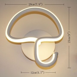 Moderne minimalistische Lampe Schlafzimmer Nachttischlampe Flure Hotel Projektbeleuchtung Aluminium kreisförmige Wandleuchte