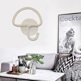 Moderne minimalistische Lampe Schlafzimmer Nachttischlampe Flure Hotel Projektbeleuchtung Aluminium kreisförmige Wandleuchte