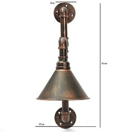 Wasserrohr Wandleuchten Retro Industriellen Stil Kreative Land Metall Restaurant Cafe Bars Stehtisch Wandleuchten