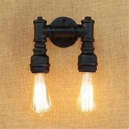 Rustikale Lodge Country Retro-Malerei-Funktion für Mini-Stil Ambient Light Wandleuchten