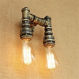 Rustikale Lodge Country Retro-Malerei-Funktion für Mini-Stil Ambient Light Wandleuchten