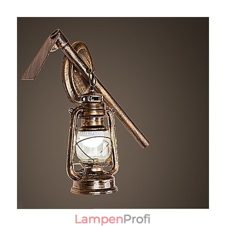 Rustikale Lodge Malerei Feature für Mini-Stil Uplight Wandleuchten Wandleuchte C