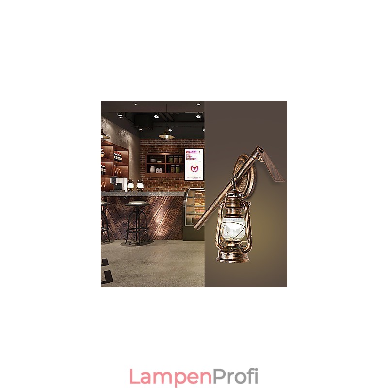 Rustikale Lodge Malerei Feature für Mini-Stil Uplight Wandleuchten Wandleuchte C