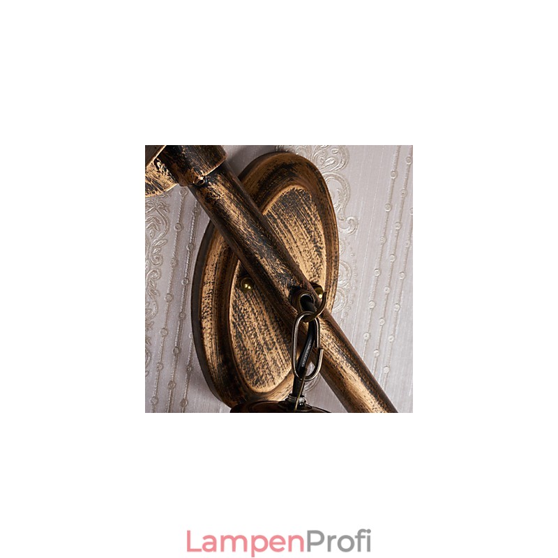 Rustikale Lodge Malerei Feature für Mini-Stil Uplight Wandleuchten Wandleuchte C