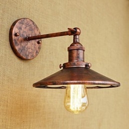 Rustikale Lodge Country Retro Galvanisierte Funktion für Mini-Stil Ambient Light Wandleuchten