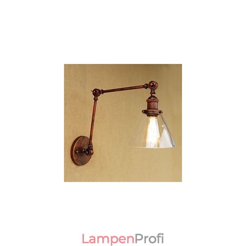 Galvanisierte Funktion im Country-Retro-Stil für Schwenkarmleuchten im Mini-Stil mit Augenschutz