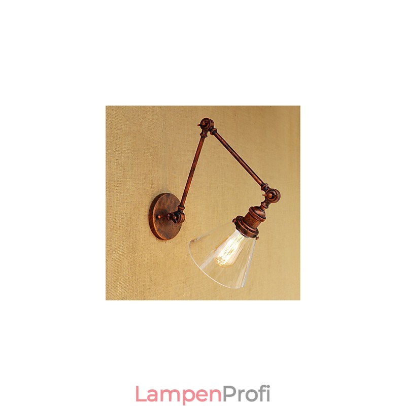 Galvanisierte Funktion im Country-Retro-Stil für Schwenkarmleuchten im Mini-Stil mit Augenschutz