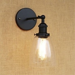Country-Retro-Malerei-Funktion für Mini-Stil Augenschutz Umgebungslicht Wandleuchten