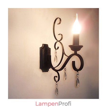 Kristallkerzenlampe Eisen Kreative Persönlichkeit Korridor Treppenhaus Dekoration Nachttischlampe Wandleuchte Kristallkerzenlampe Eisen Kreative Persönlichkeit Korridor Treppenhaus Dekoration Nachttischlampe Wandleuchte