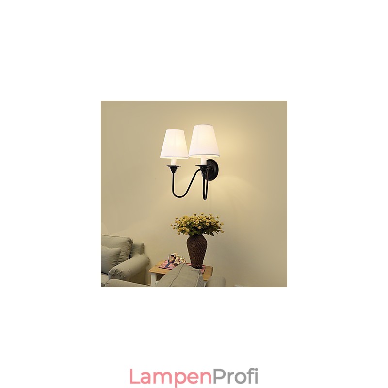 Rustic Lodge Wandleuchter mit schwarzem Oxid-Finish, Funktion zum Schutz der Augen, Umgebungslicht