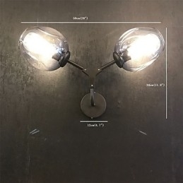 Rustikale Lodge Vintage Country Retro Malerei Funktion für Mini-Stil Umgebungslicht Wandleuchten Wandleuchte