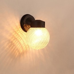 Modernes, zeitgenössisches Schwarzoxid-Finish für Wandleuchten im Mini-Stil mit Umgebungslicht