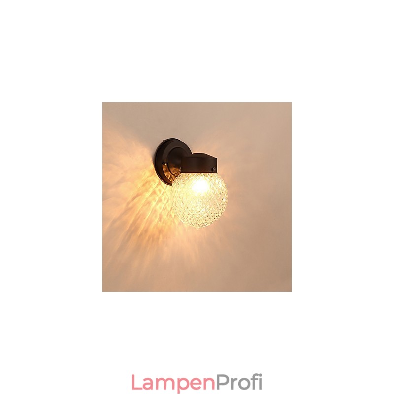 Wandleuchte, modernes zeitgenössisches Schwarzoxid-Finish, Funktion für Wandleuchten im Mini-Stil mit Umgebungslicht