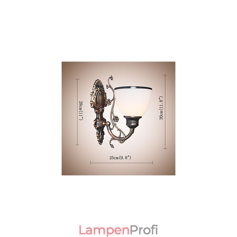 Einfache amerikanische Wandlampe Nachttischlampe Wohnzimmer dekorative Lampe Schmiedeeisen europäischen Stil kreative Wandlampe