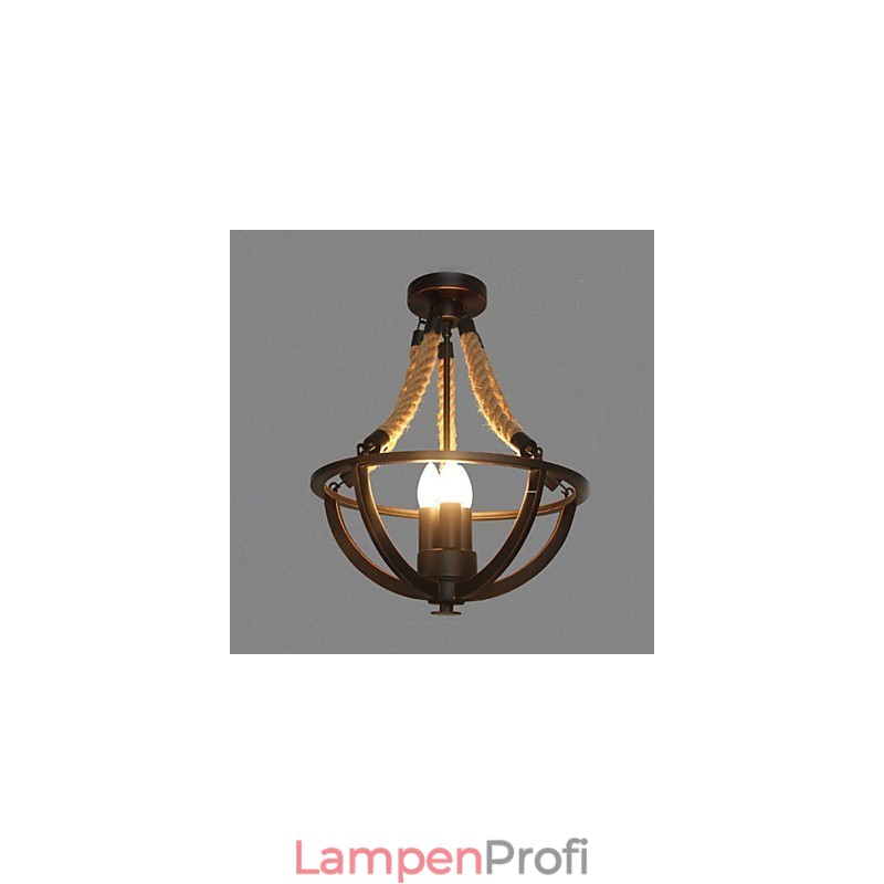 Amerikanische Decke Retro Seil einfache Lampe