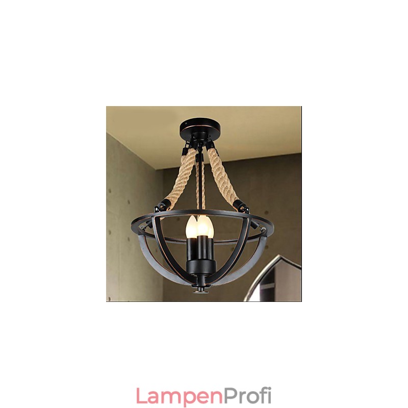 Amerikanische Decke Retro Seil einfache Lampe