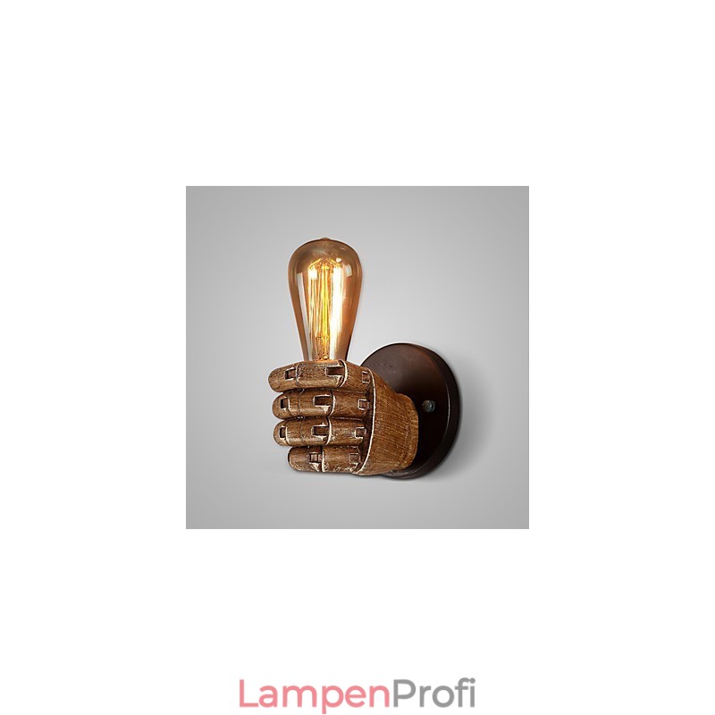 Loft Industrielle Cafe Wandlampe Harz Wandlampe Lodge Antik Vintage Retro Malerei Funktion für Mini Stil Umgebungslicht Wandleuchten Wandleuchte