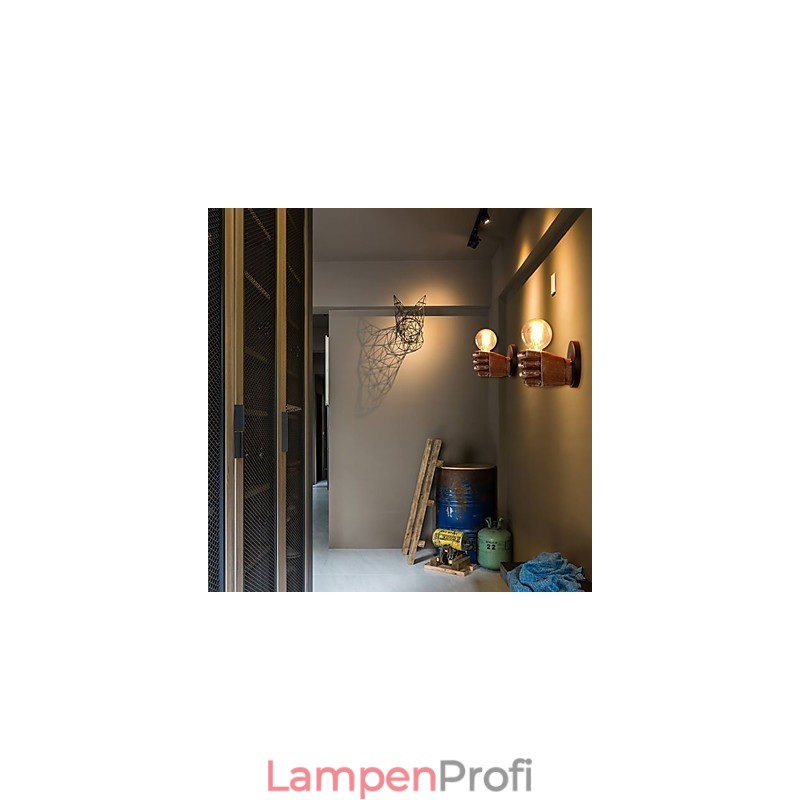 Loft Industrielle Cafe Wandlampe Harz Wandlampe Lodge Antik Vintage Retro Malerei Funktion für Mini Stil Umgebungslicht Wandleuchten Wandleuchte