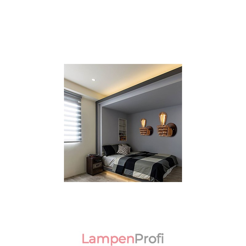 Loft Industrielle Cafe Wandlampe Harz Wandlampe Lodge Antik Vintage Retro Malerei Funktion für Mini Stil Umgebungslicht Wandleuchten Wandleuchte