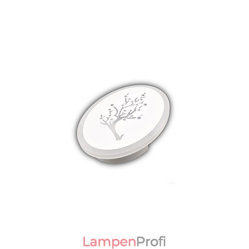 Pflaume Geschnitzte Acryl Peeling Wand Licht Runde Geformte Nacht Lampe Flur Lichter Warm Weiß AC220V