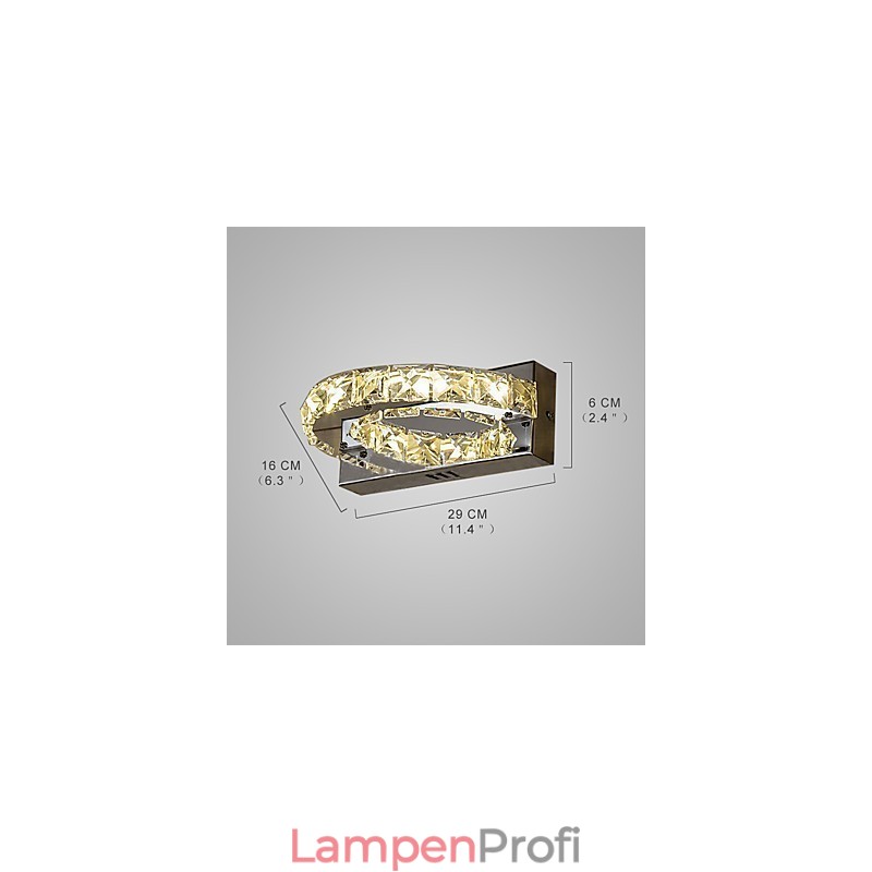 Integrierte moderne zeitgenössische Malerei-Funktion für Crystal Ambient Light Wandleuchten Wandleuchte