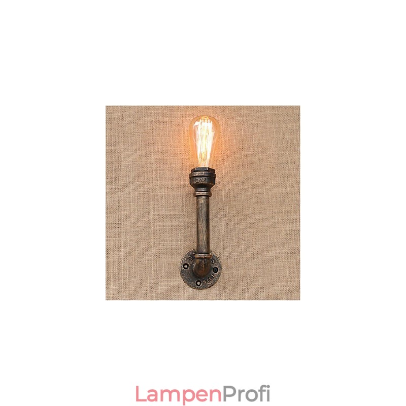 Nostalgie Einfache Wasserpfeife Dekorative Kleine Wandleuchte Wandleuchte