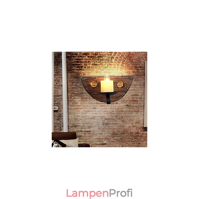 Rustikale Lodge-Malerei-Funktion für Mini-Stil Umgebungslicht Wandleuchten Wandleuchte