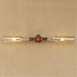Retro American Village Creative Industry Wind Designer Wasserflasche Wandleuchte Wandleuchte Bernstein