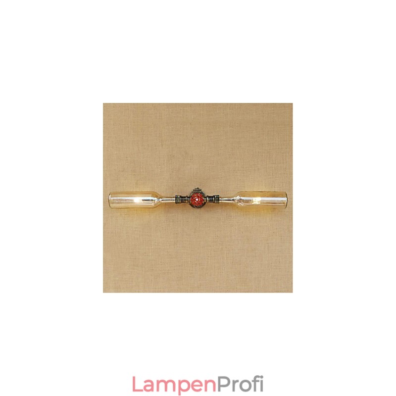 Retro American Village Creative Industry Wind Designer Wasserflasche Wandleuchte Wandleuchte Bernstein