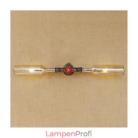 Retro American Village Creative Industry Wind Designer Wasserflasche Wandleuchte Wandleuchte Bernstein