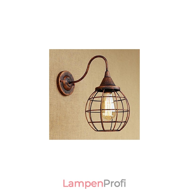 Einfache und Retro kreative Persönlichkeit Rost Farbe amerikanische Wandleuchte Wandleuchten Wandleuchte