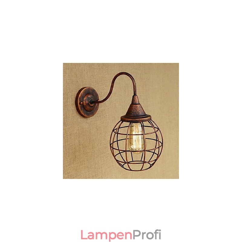 Einfache und Retro kreative Persönlichkeit Rost Farbe amerikanische Wandleuchte Wandleuchten Wandleuchte