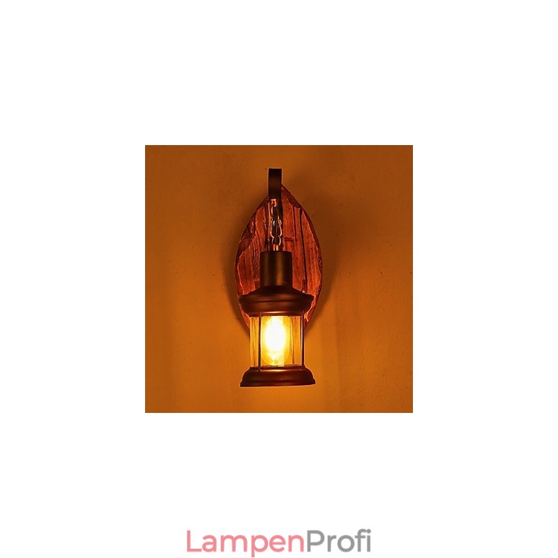 Einkopf-Industrie-Vintage-Retro-Wandleuchte aus Holz und Metall, Farbe zum Dekorieren von Wandleuchten im Home-Hotel-Korridor