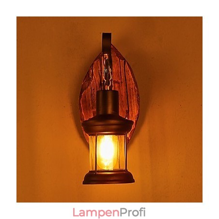 Einkopf-Industrie-Vintage-Retro-Wandleuchte aus Holz und Metall, Farbe zum Dekorieren von Wandleuchten im Home-Hotel-Korridor Einkopf-Industrie-Vintage-Retro-Wandleuchte aus Holz und Metall, Farbe zum Dekorieren von Wandleuchten im Home-Hotel-Korridor