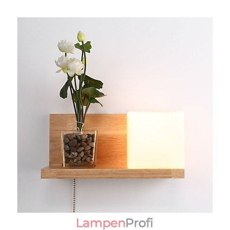 Holz Wandleuchten Max Landhausstil mit Schalter Holz Wandleuchten Max Landhausstil mit Schalter