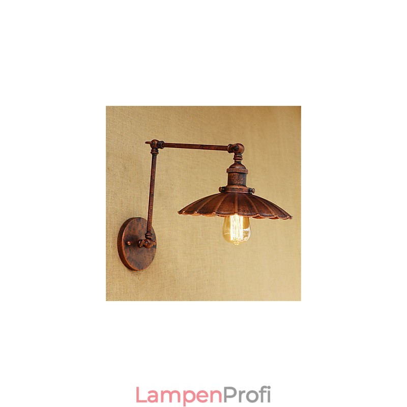 Rustikale Lodge Country Retro Malerei Funktion für Mini-Stil Swing Arm Ambient Light Swing