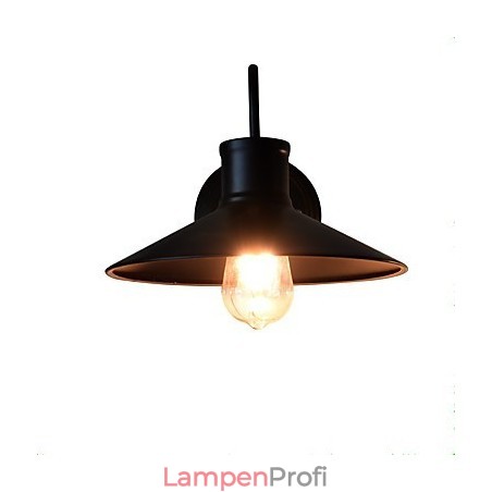 Wandleuchte Wandleuchten Wand Eisen Wandlampe dumm schwarz Lichtschwert Lampe an der Wand