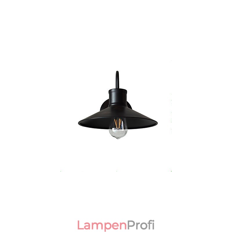 Wandleuchte Wandleuchten Wand Eisen Wandlampe dumm schwarz Lichtschwert Lampe an der Wand