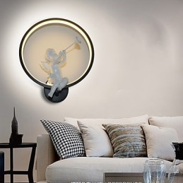 Nordic Moderne Minimalistische Wand Lampe Schlafzimmer Dekorative Lichter Aluminium Produkte Lampen Engel Flure Wand Lichter