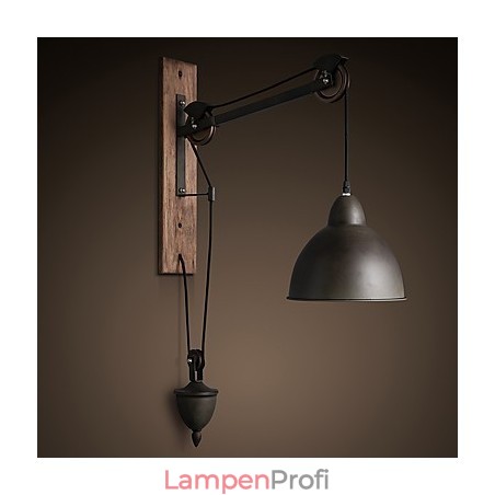 Amerikanischen land stil wand lampe retro kreative Holz pulley wand lampe Amerikanischen land stil wand lampe retro kreative Holz pulley wand lampe