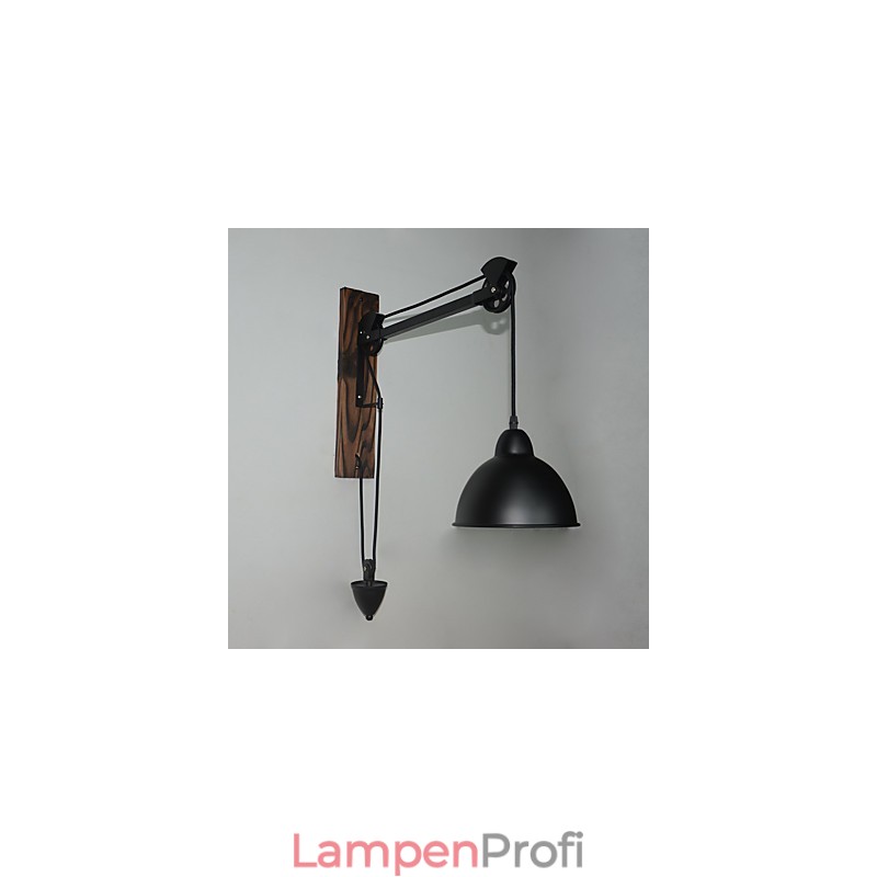 Amerikanischen land stil wand lampe retro kreative Holz pulley wand lampe