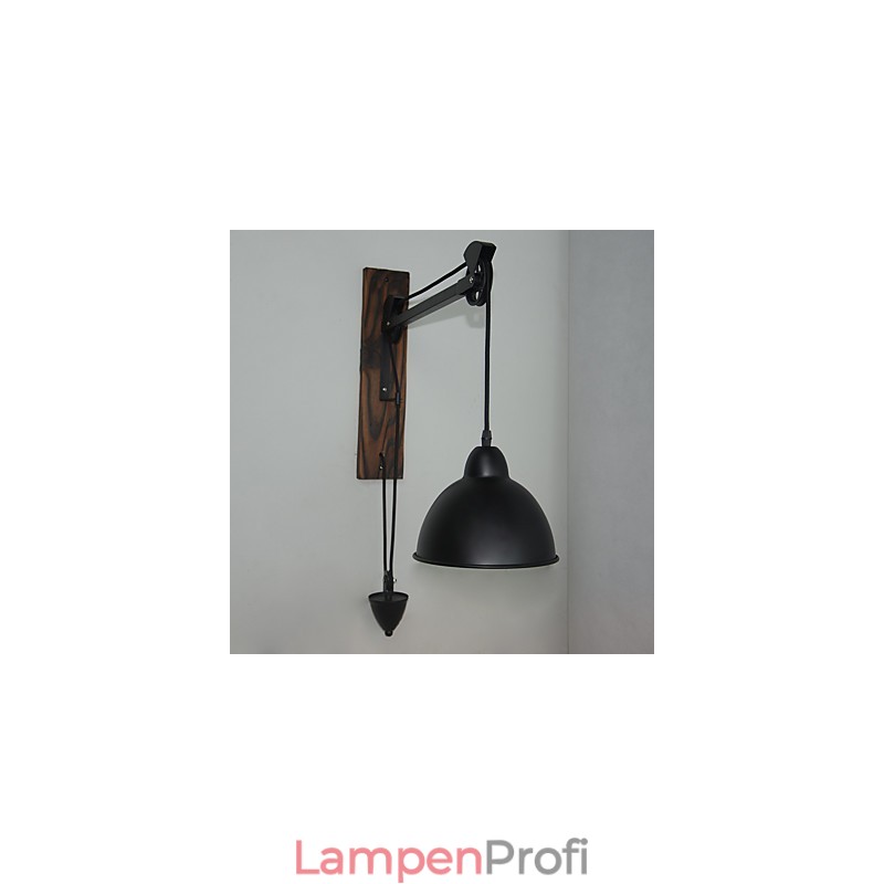 Amerikanischen land stil wand lampe retro kreative Holz pulley wand lampe