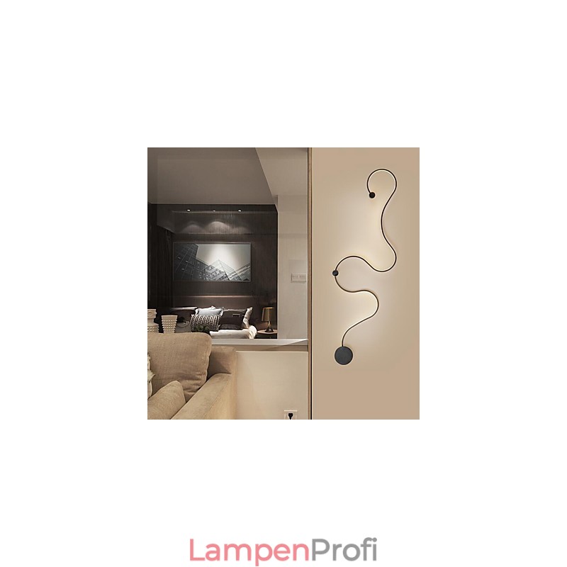 Wandleuchten Moderne zeitgenössische Malerei Feature Aluminium Wandleuchte für Schlafzimmer Treppe Wohnzimmer Lampe