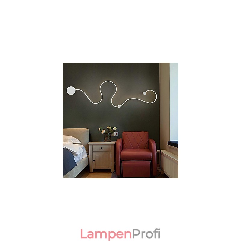 Wandleuchten Moderne zeitgenössische Malerei Feature Aluminium Wandleuchte für Schlafzimmer Treppe Wohnzimmer Lampe