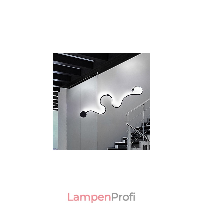 Wandleuchten Moderne zeitgenössische Malerei Feature Aluminium Wandleuchte für Schlafzimmer Treppe Wohnzimmer Lampe